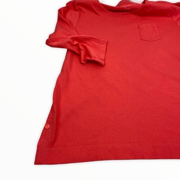 Talbots Peach Round Neck Top Size Medium - Picture 3 of 6